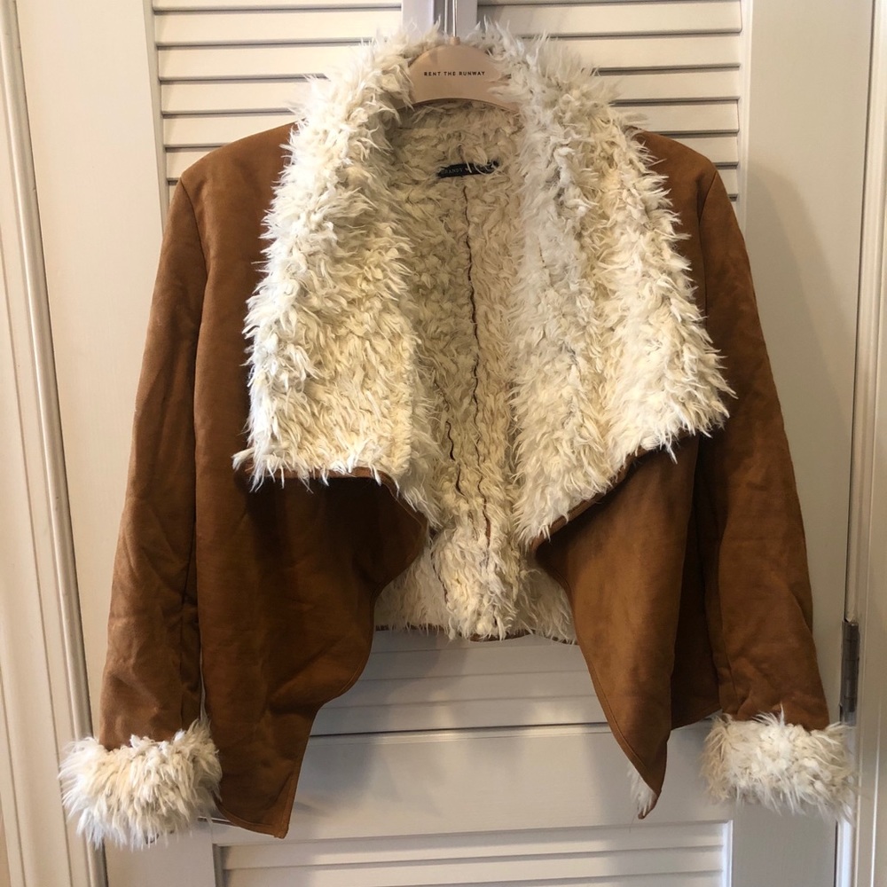 Brandy Melville Kaet Fur Lined Jacket